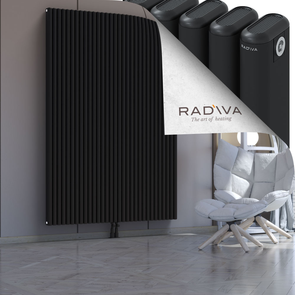 Kotto Aluminium Radiator 2000x1391 Black - 2