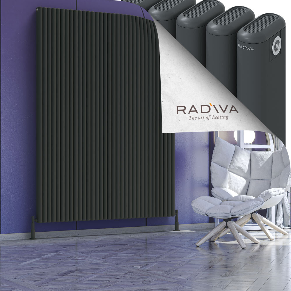 Kotto Aluminium Radiator 2000x1481 Dark Anthracite - 1