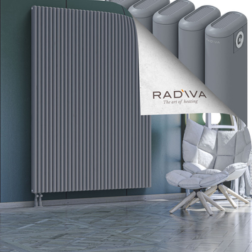 Kotto Aluminium Radiator 2000x1481 Grey Bottom Left 50mm