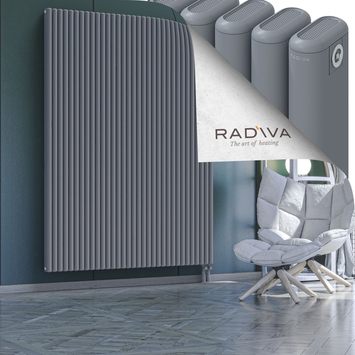 Kotto Aluminium Radiator 2000x1481 Grey Bottom Right 50mm