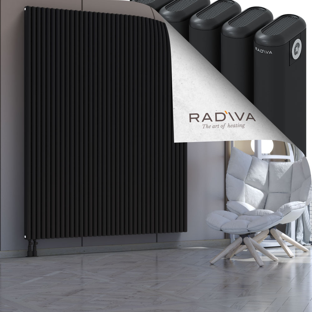 Kotto Aluminium Radiator 2000x1616 Black - 3
