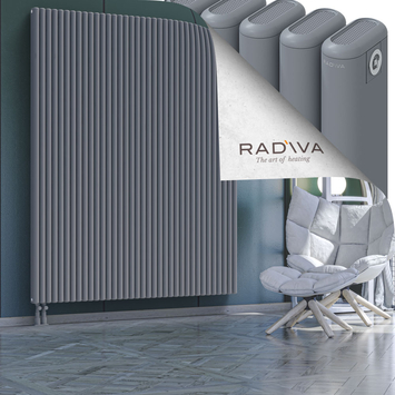 Kotto Aluminium Radiator 2000x1616 Grey Bottom Left 50mm