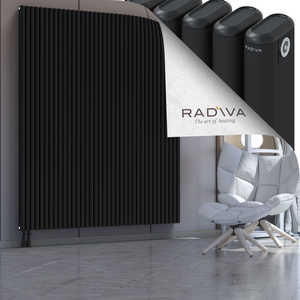 Kotto Aluminium Radiator 2000x1661 Black - 3