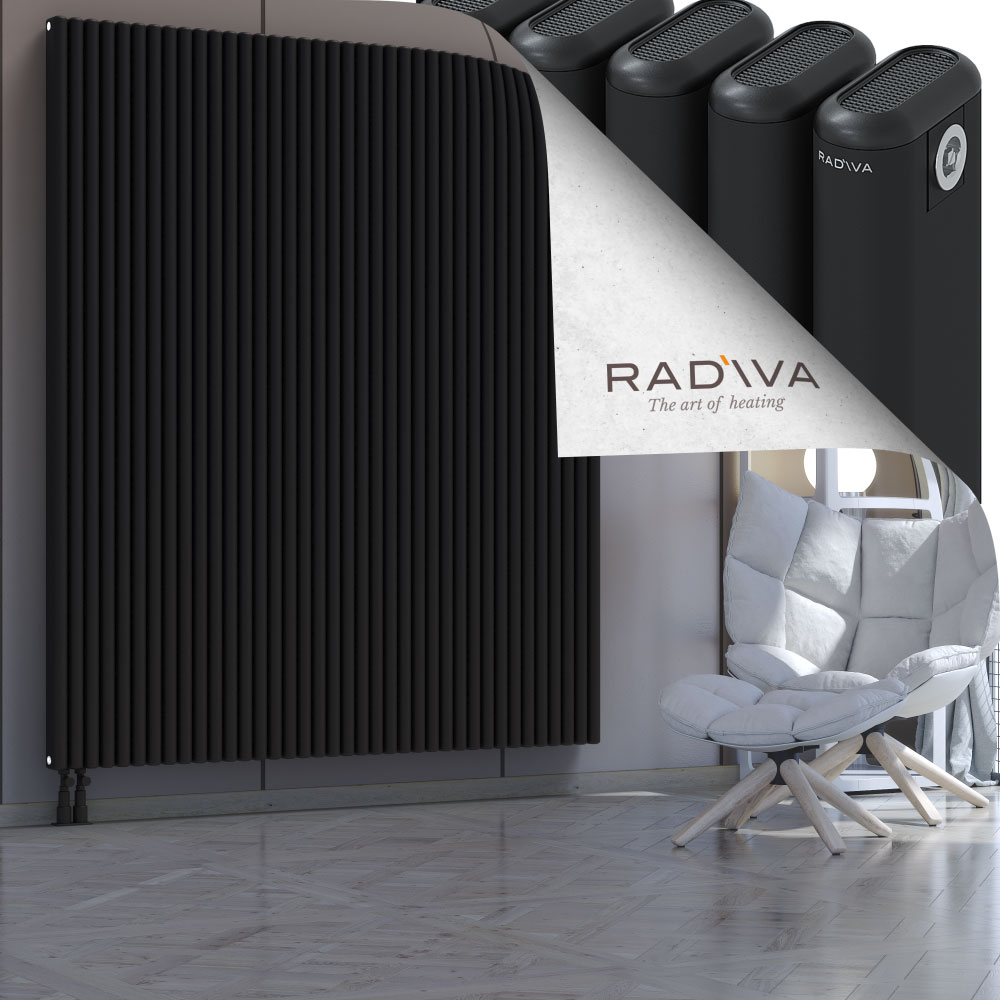 Kotto Aluminium Radiator 2000x1706 Black - 3