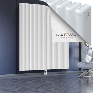 Kotto Aluminium Radiator 2000x1751 White Bottom Middle 50mm