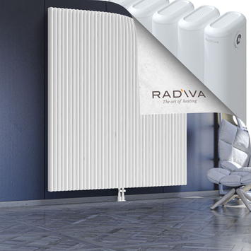 Kotto Aluminium Radiator 2000x1796 White Bottom Middle 50mm