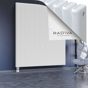 Kotto Aluminium Radiator 2000x1841 White Bottom Left 50mm