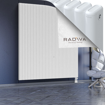 Kotto Aluminium Radiator 2000x1841 White Bottom Right 50mm