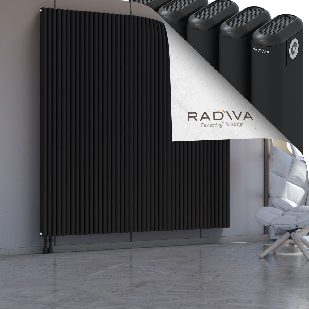 Kotto Aluminium Radiator 2000x1976 Black - 3