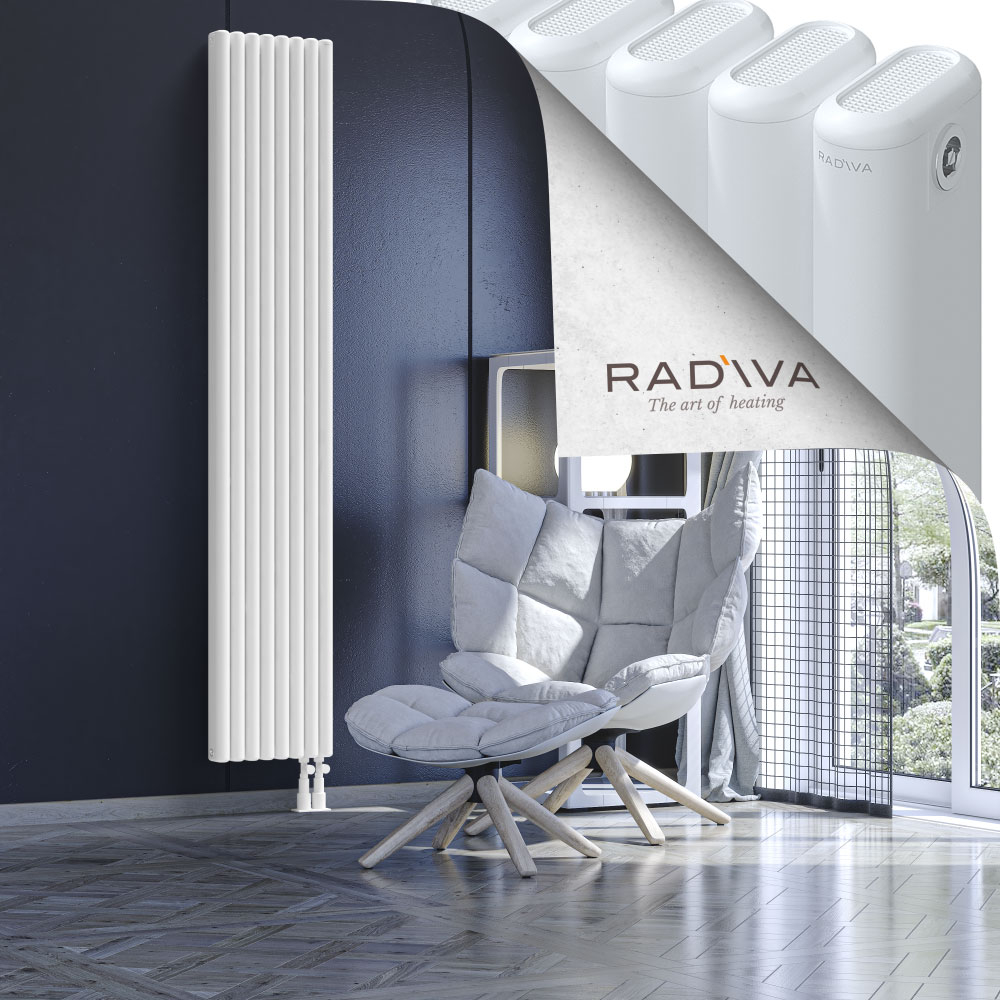 Kotto Aluminium Radiator 2000x356 White - 4