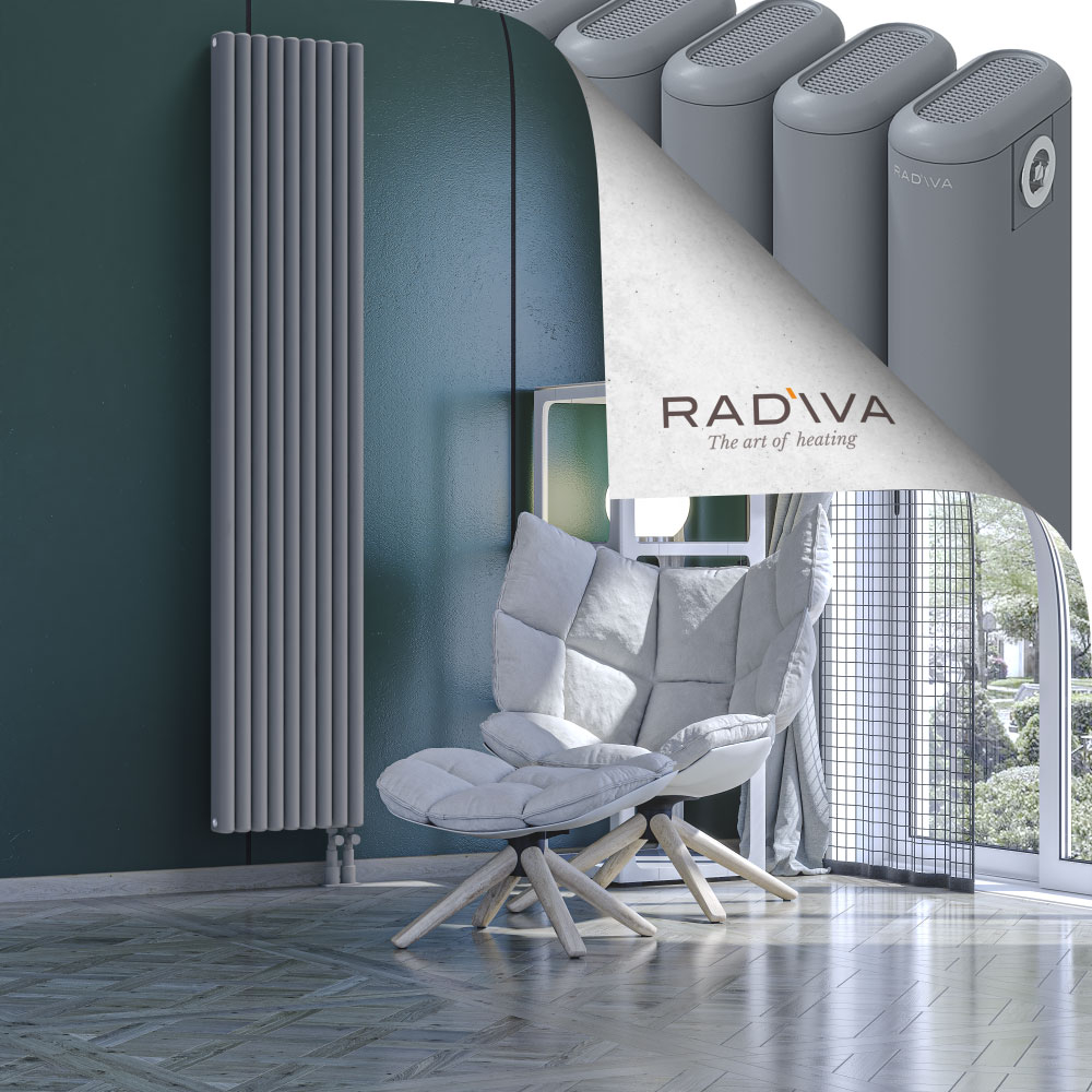 Kotto Aluminium Radiator 2000x401 Grey - 4