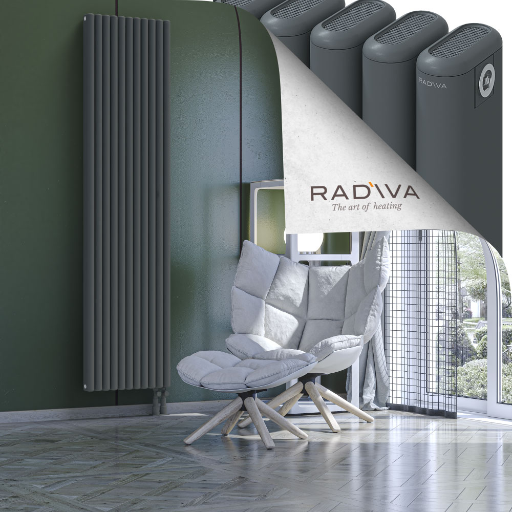 Kotto Aluminium Radiator 2000x491 Anthracite - 4