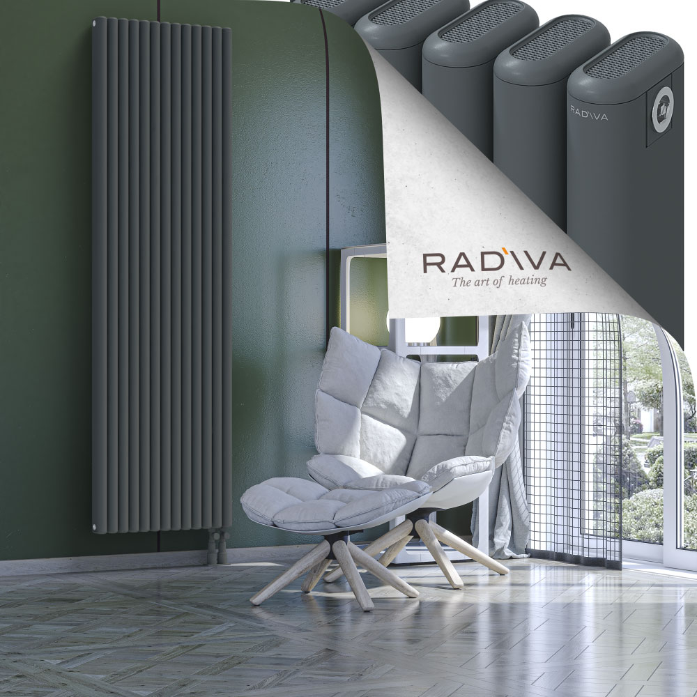 Kotto Aluminium Radiator 2000x581 Anthracite - 4