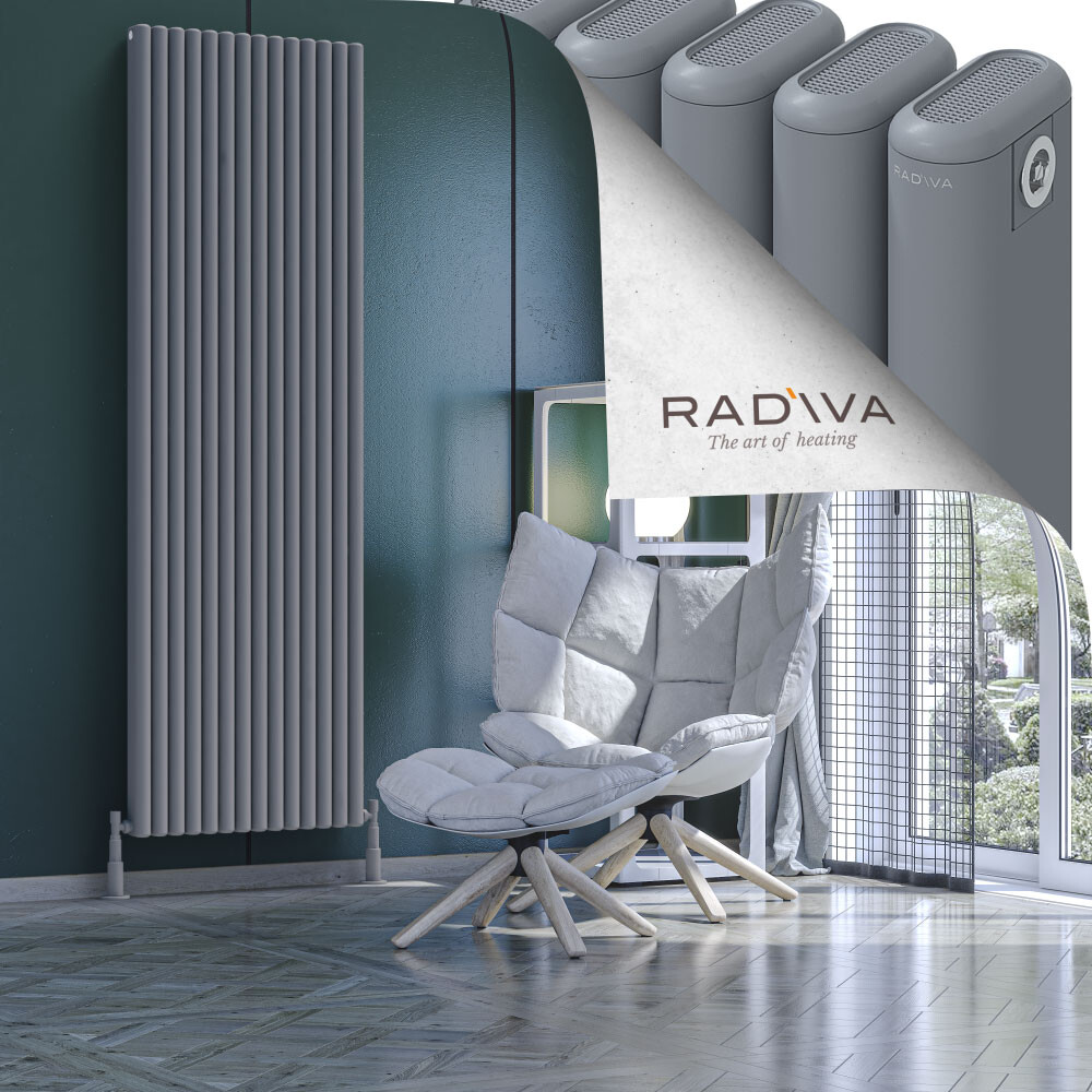Kotto Aluminium Radiator 2000x626 Grey - 1