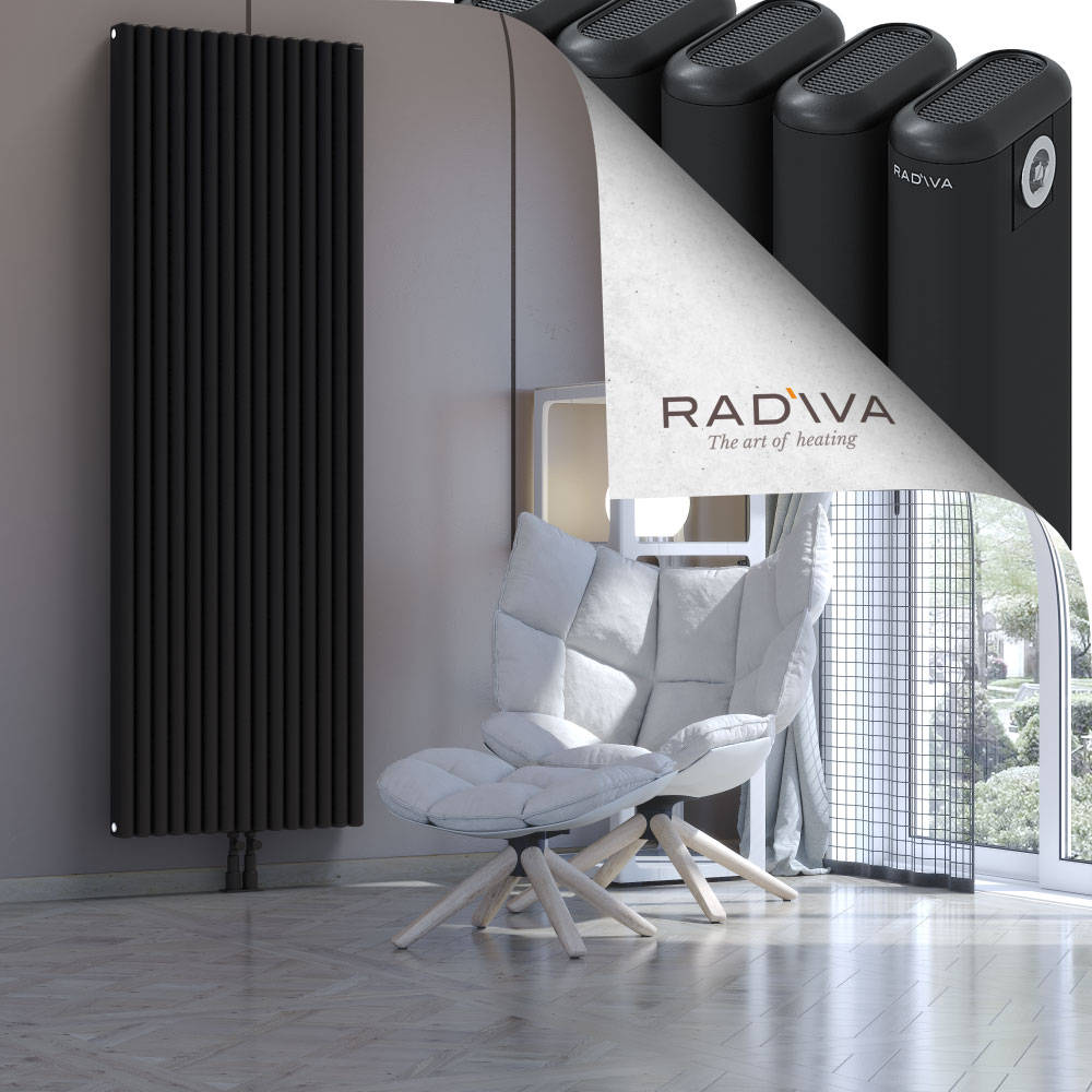 Kotto Aluminium Radiator 2000x671 Black - 2