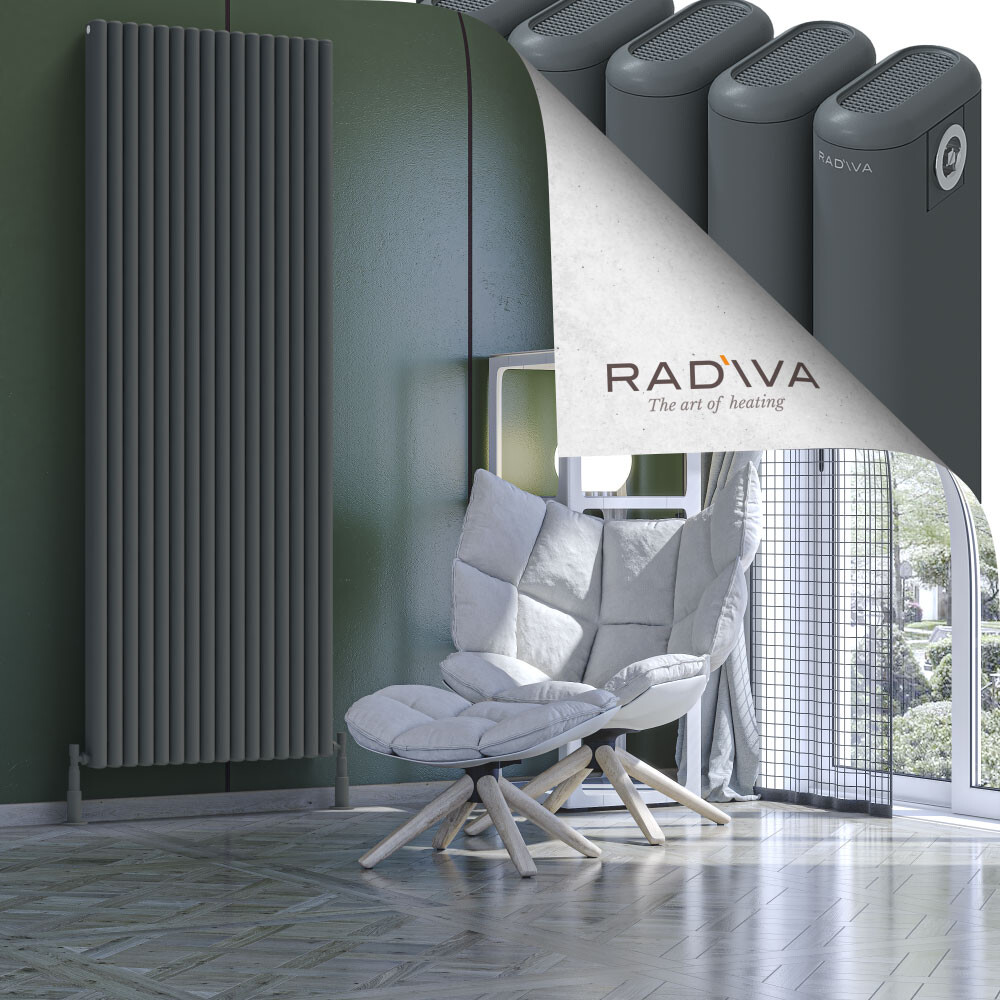 Kotto Aluminium Radiator 2000x716 Anthracite - 1