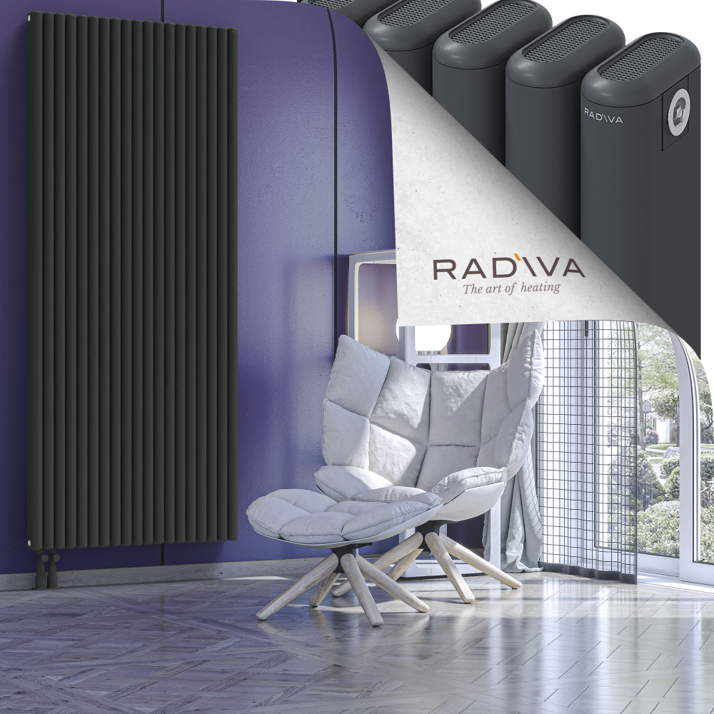 Kotto Aluminium Radiator 2000x851 Dark Anthracite - 3