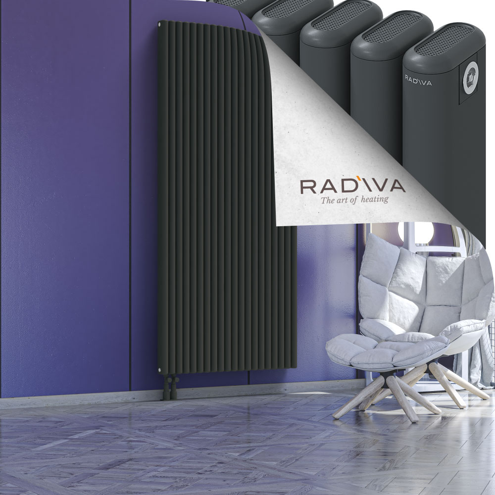 Kotto Aluminium Radiator 2000x896 Dark Anthracite - 3