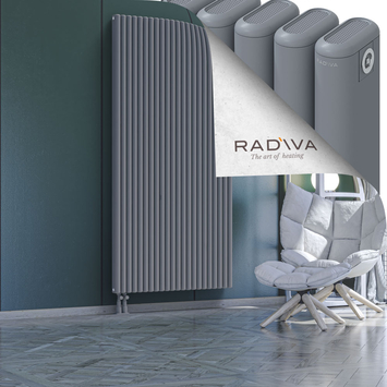 Kotto Aluminium Radiator 2000x986 Grey Bottom Left 50mm
