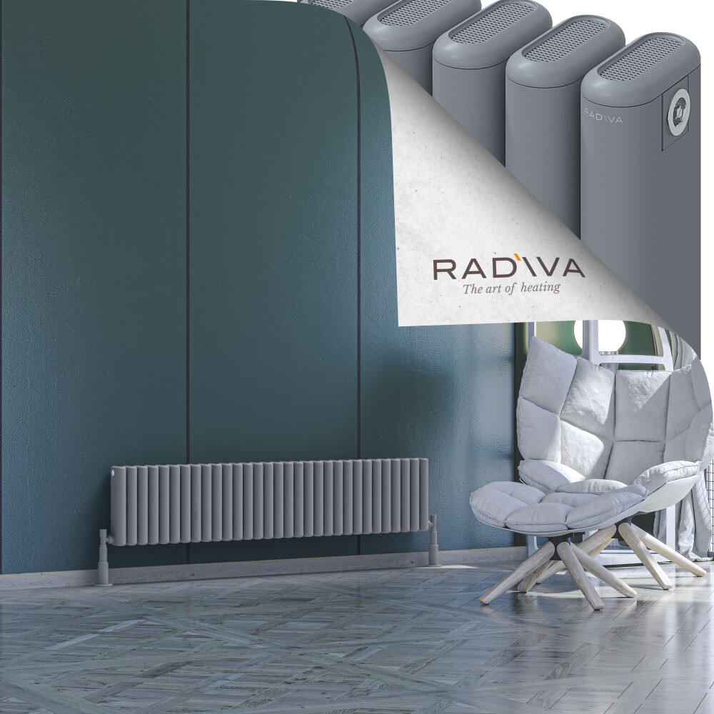 Kotto Aluminium Radiator 300x1391 Grey - 1