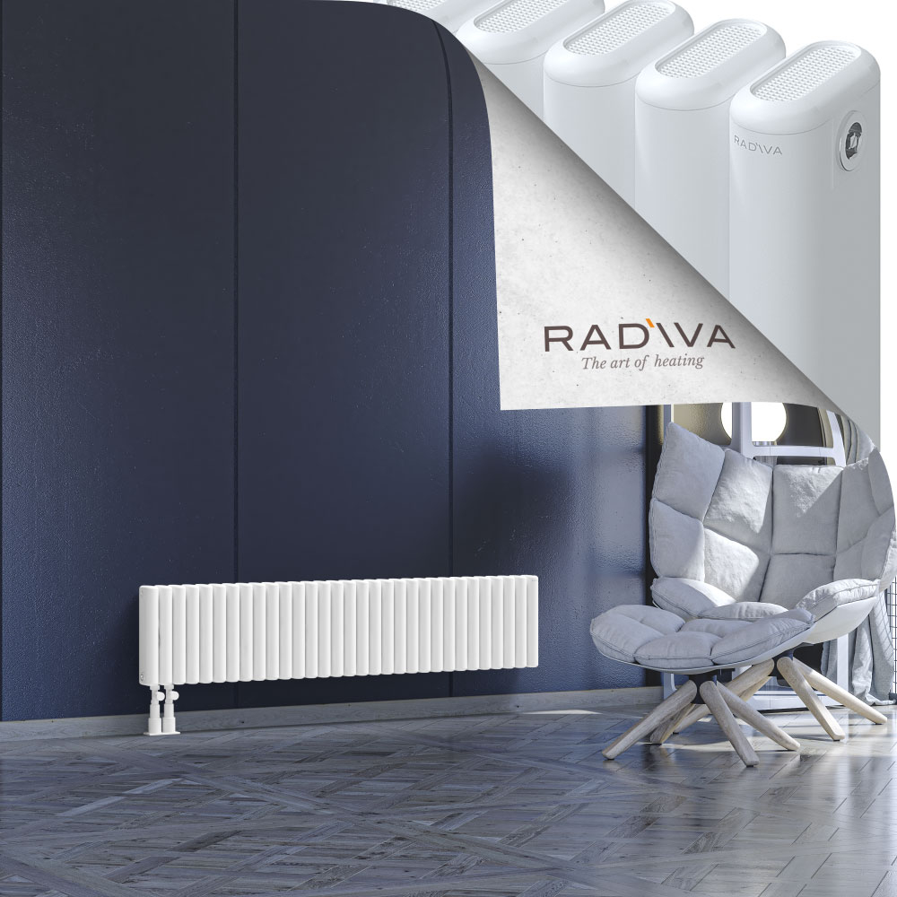 Kotto Aluminium Radiator 300x1391 White - 3