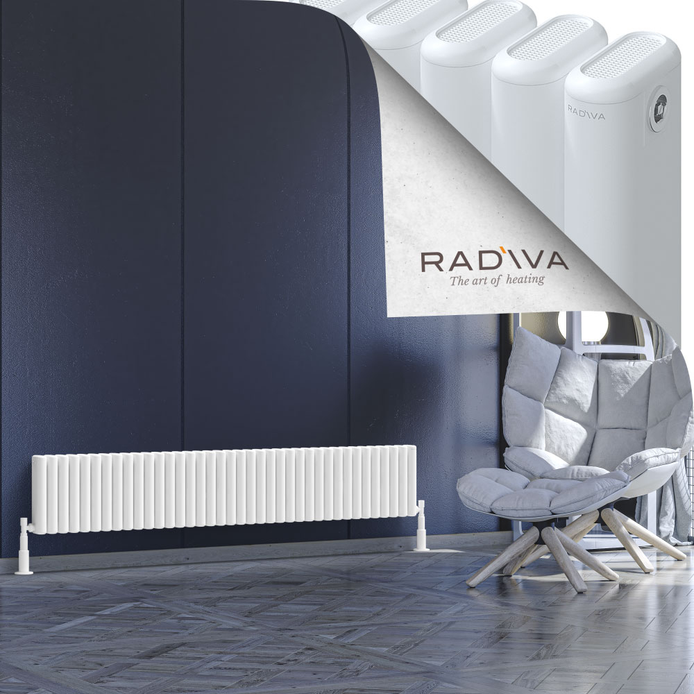 Kotto Aluminium Radiator 300x1706 White - 1