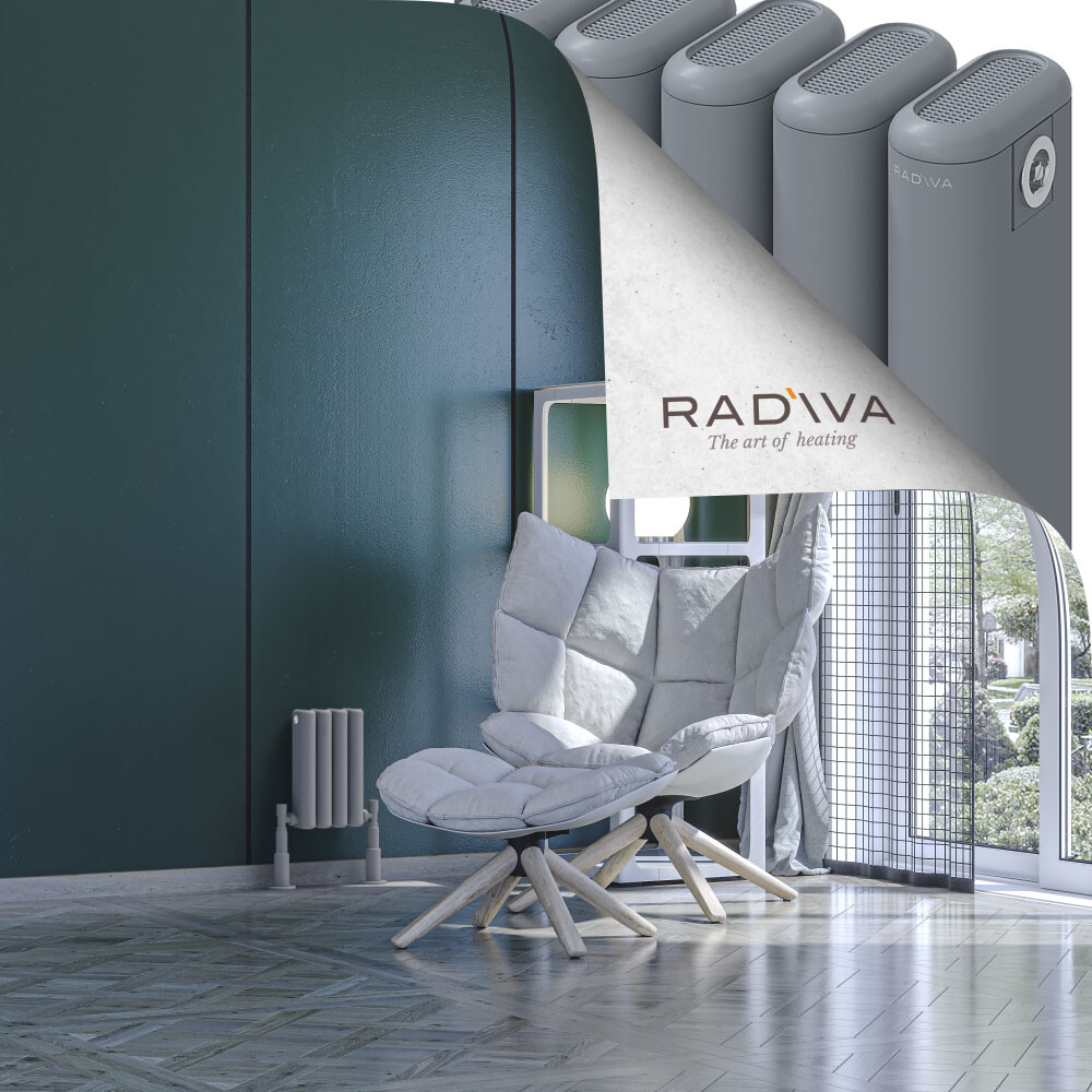 Kotto Aluminium Radiator 300x176 Grey - 1