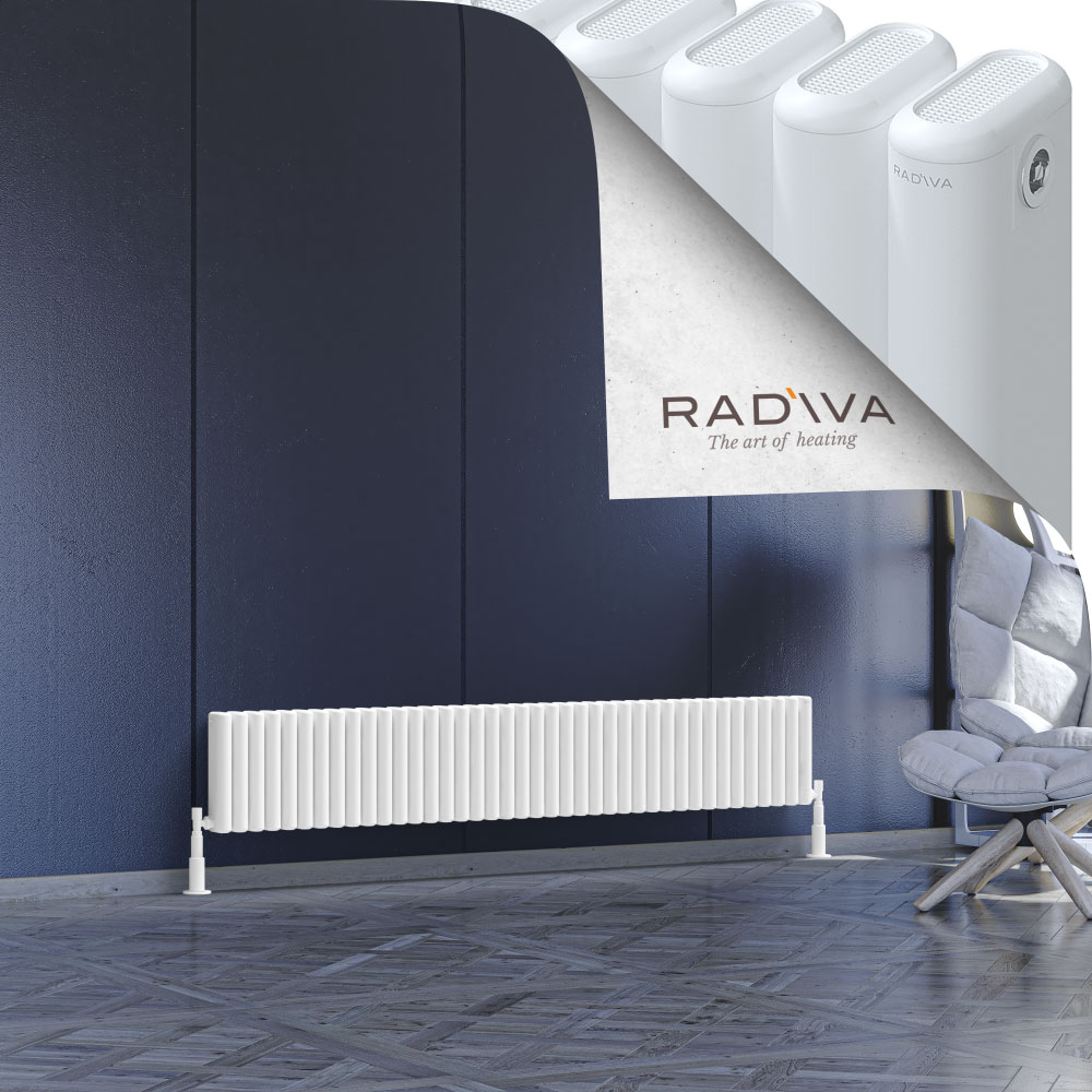 Kotto Aluminium Radiator 300x1796 White - 1