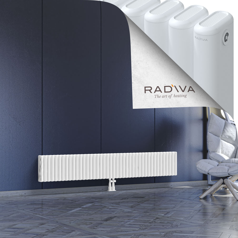 Kotto Aluminium Radiator 300x1886 White - 2