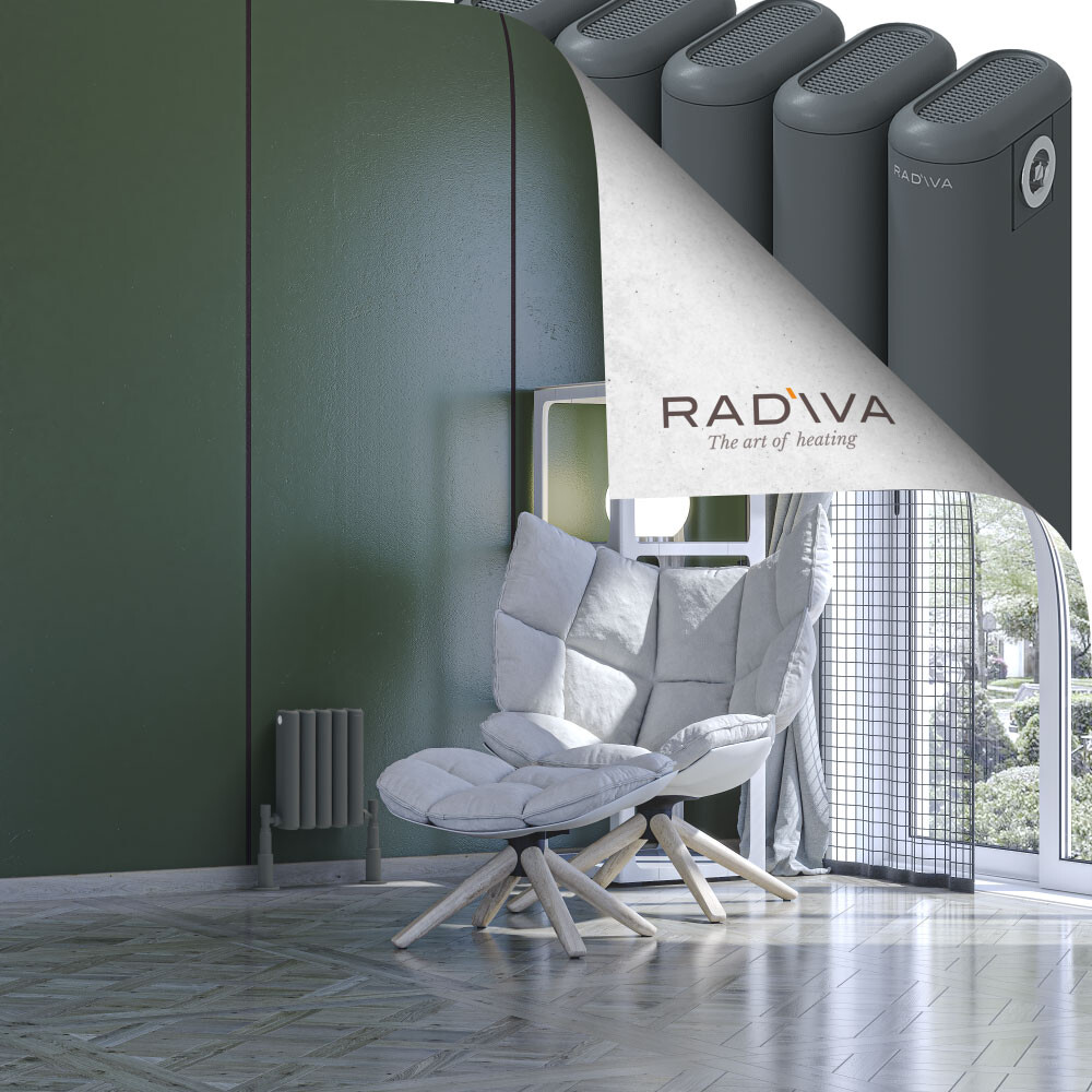 Kotto Aluminium Radiator 300x221 Anthracite - 1