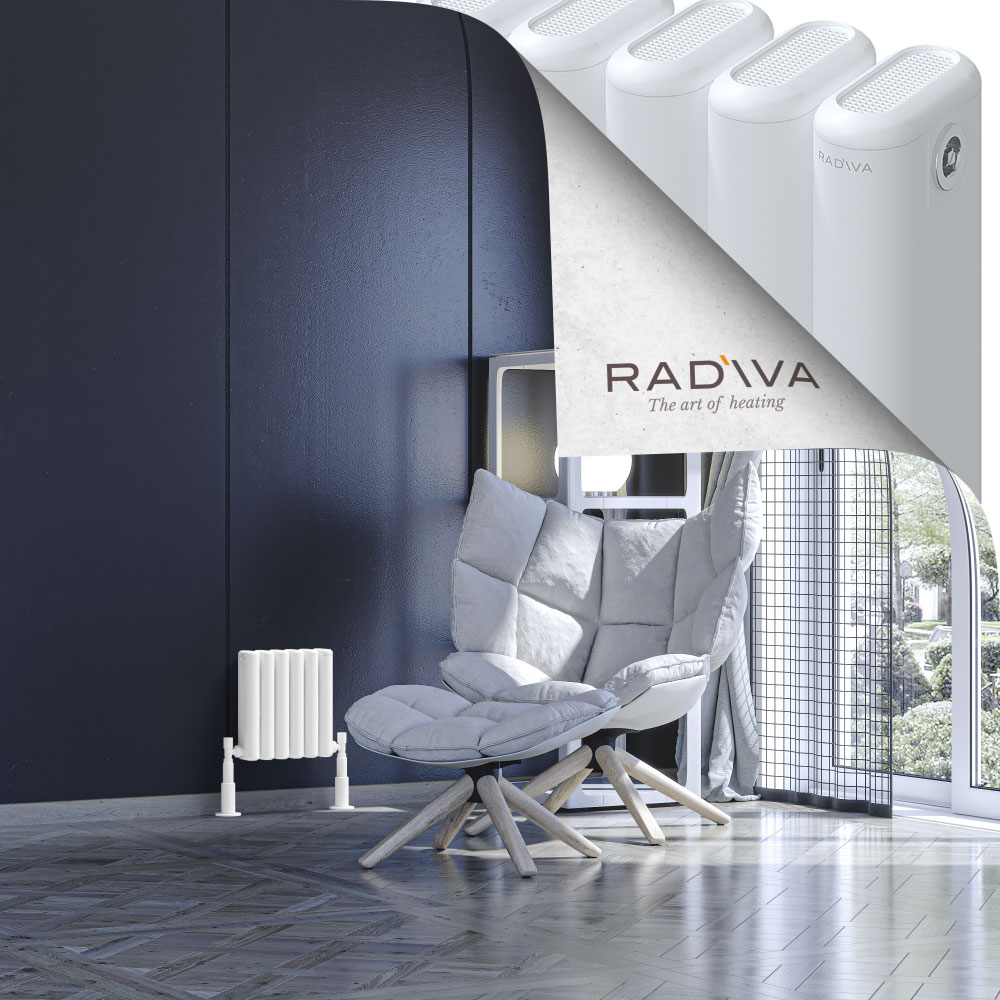 Kotto Aluminium Radiator 300x266 White - 1
