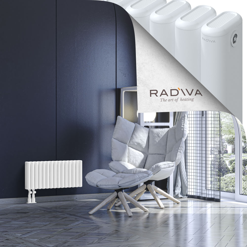 Kotto Aluminium Radiator 300x671 White - 3