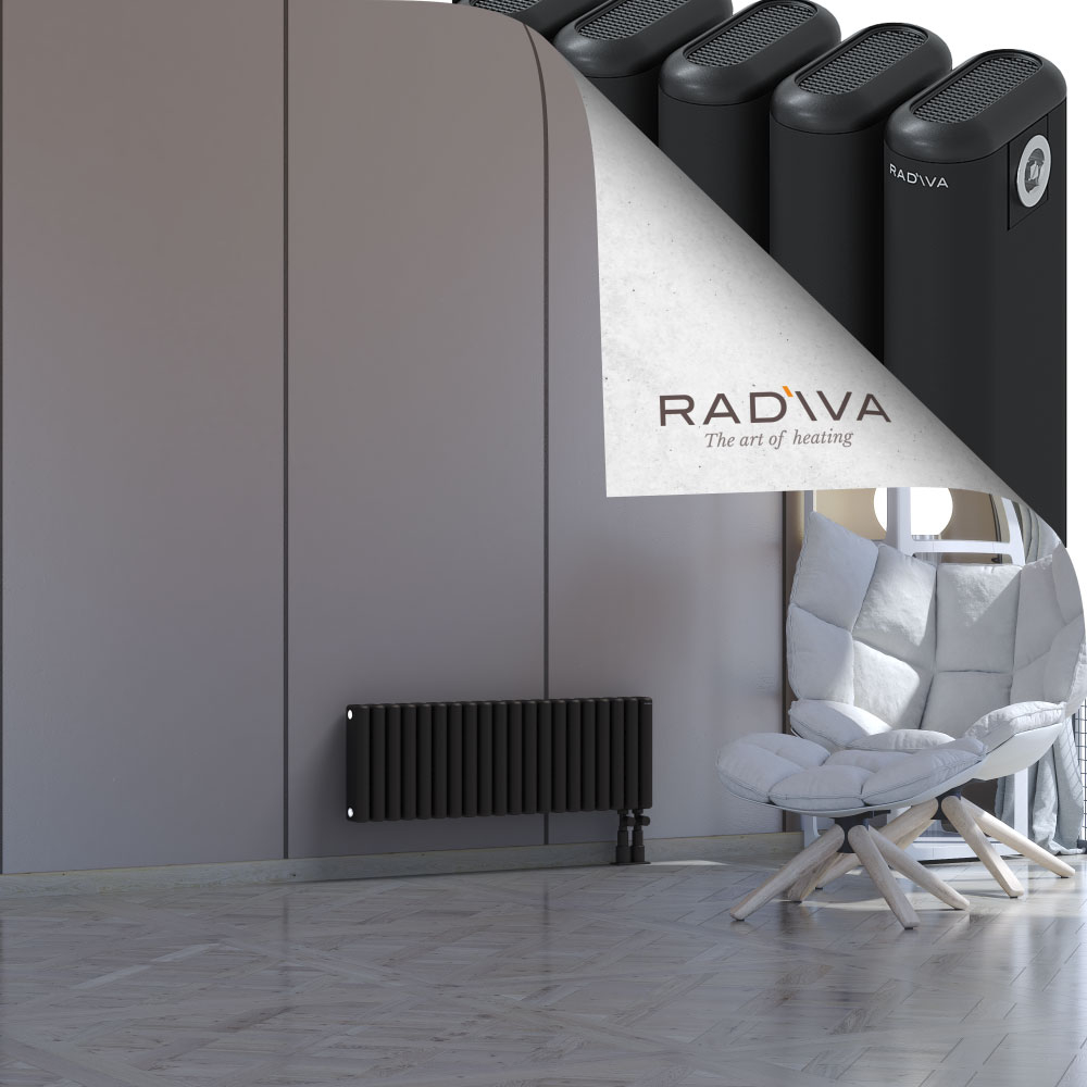 Kotto Aluminium Radiator 300x896 Black - 4