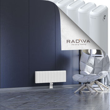 Kotto Aluminium Radiator 300x896 White Bottom Middle 50mm