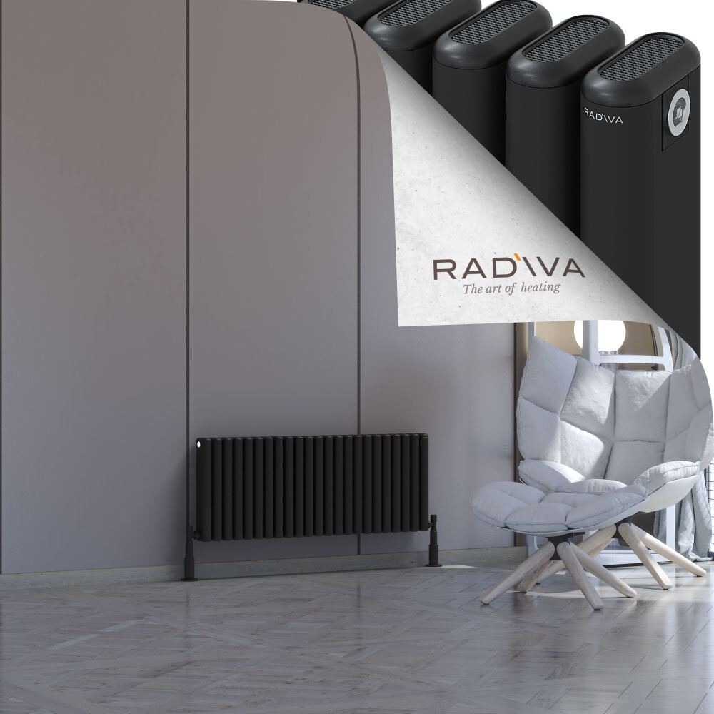 Kotto Aluminium Radiator 400x1031 Black - 1