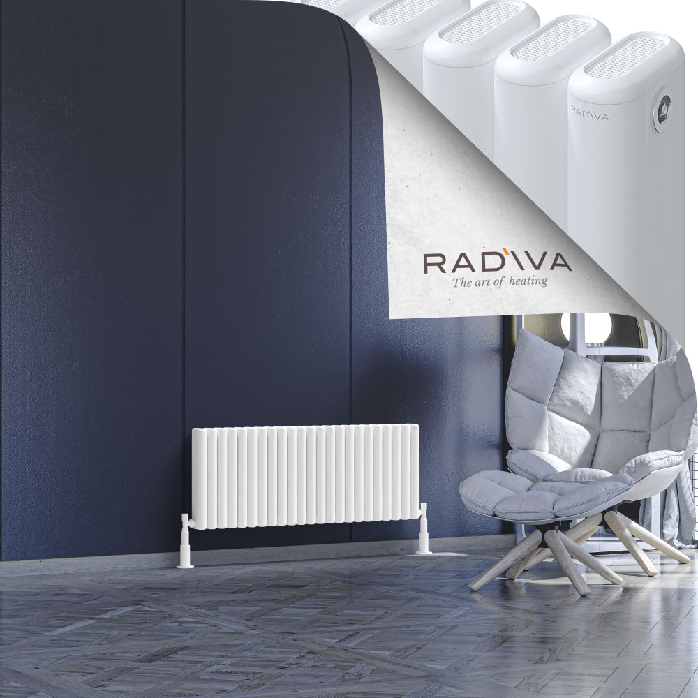 Kotto Aluminium Radiator 400x1031 White - 1