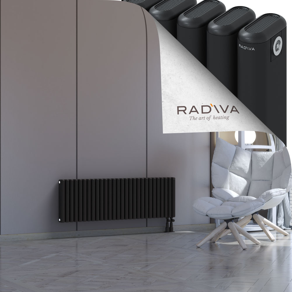 Kotto Aluminium Radiator 400x1256 Black - 4
