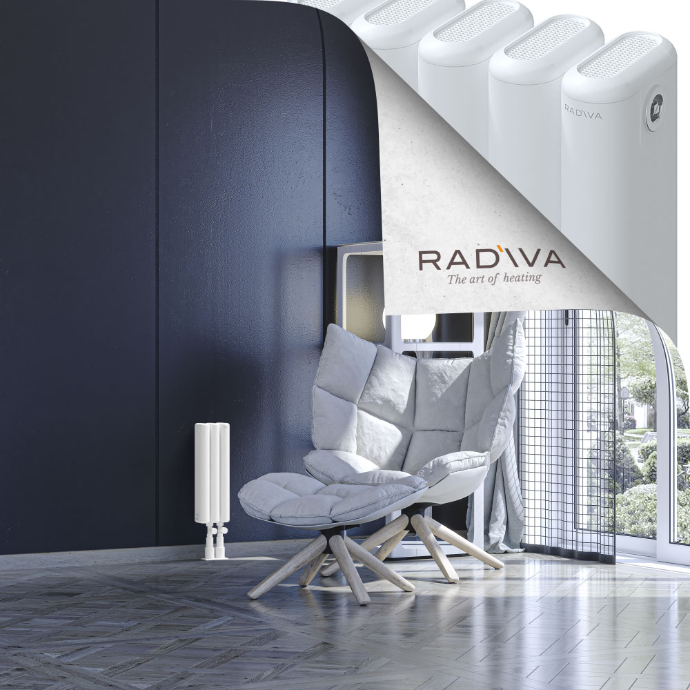 Kotto Aluminium Radiator 400x131 White - 4