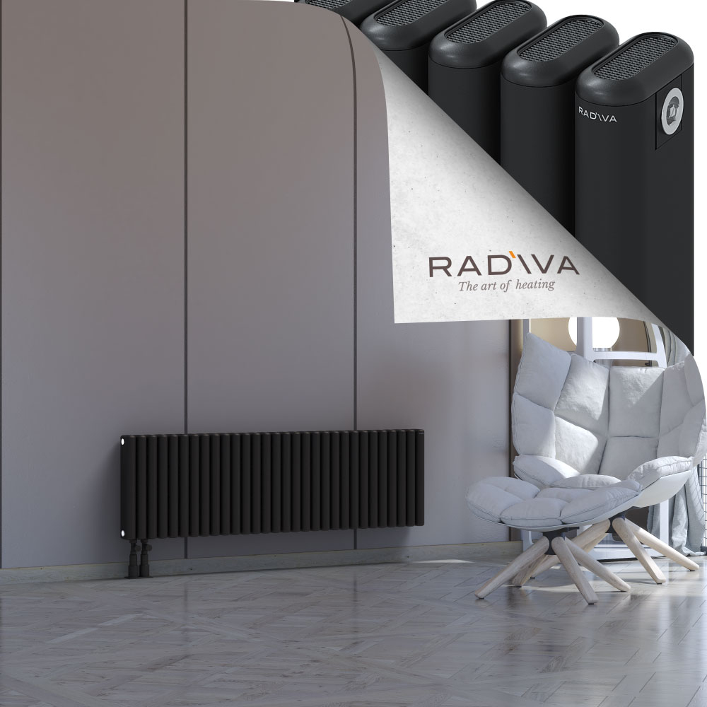 Kotto Aluminium Radiator 400x1346 Black - 3
