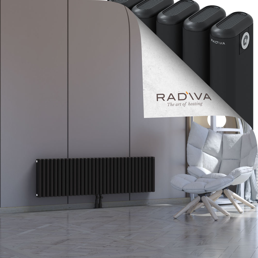 Kotto Aluminium Radiator 400x1436 Black - 2