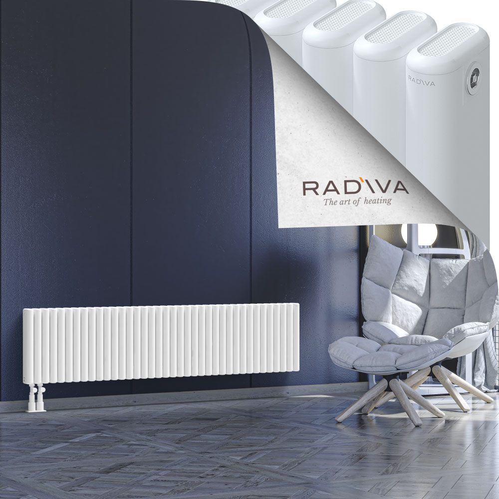 Kotto Aluminium Radiator 400x1706 White - 3