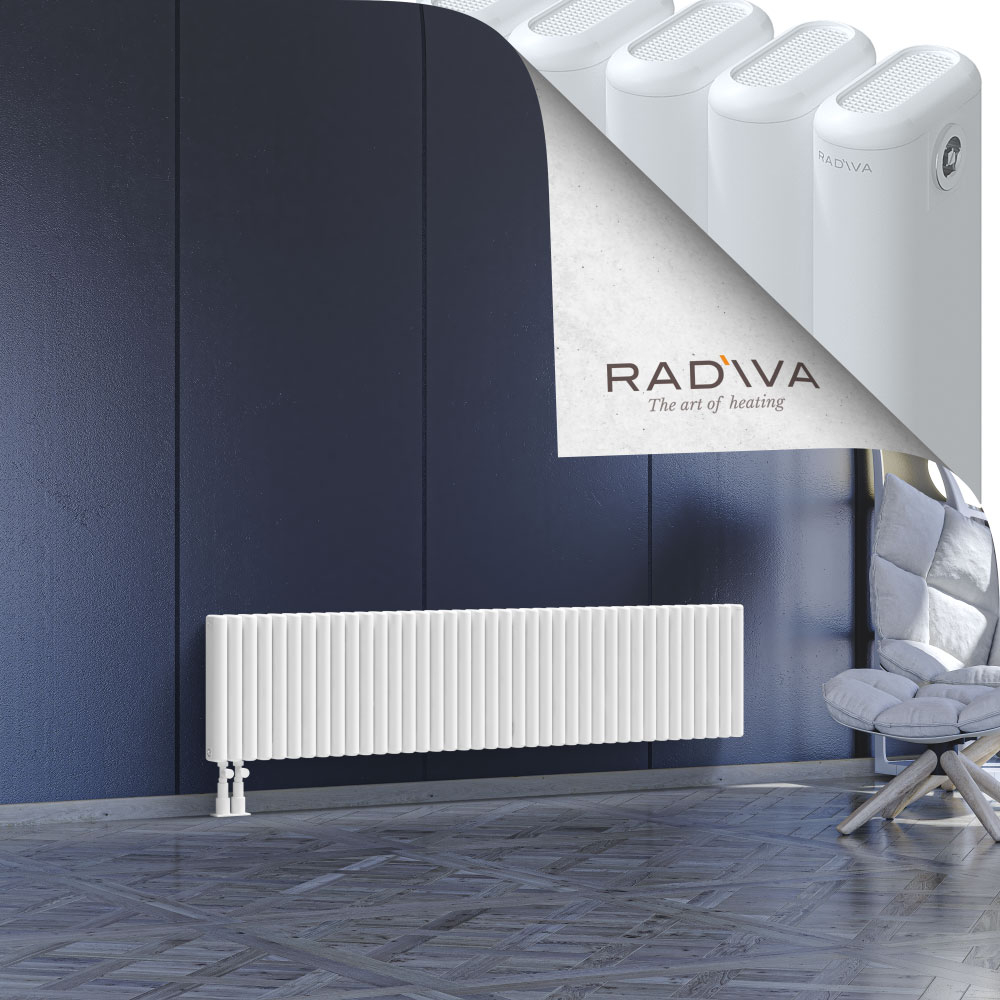 Kotto Aluminium Radiator 400x1751 White - 3