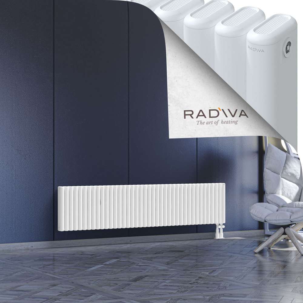 Kotto Aluminium Radiator 400x1796 White - 4