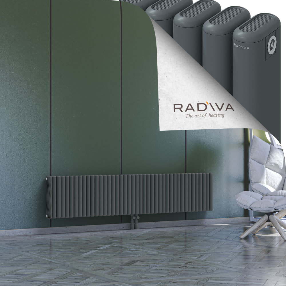 Kotto Aluminium Radiator 400x1886 Anthracite - 2