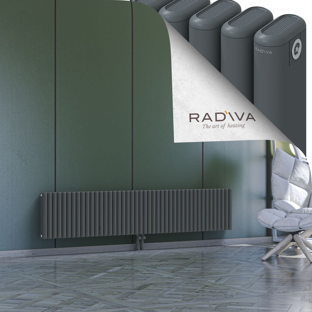 Kotto Aluminium Radiator 400x1976 Anthracite - 2