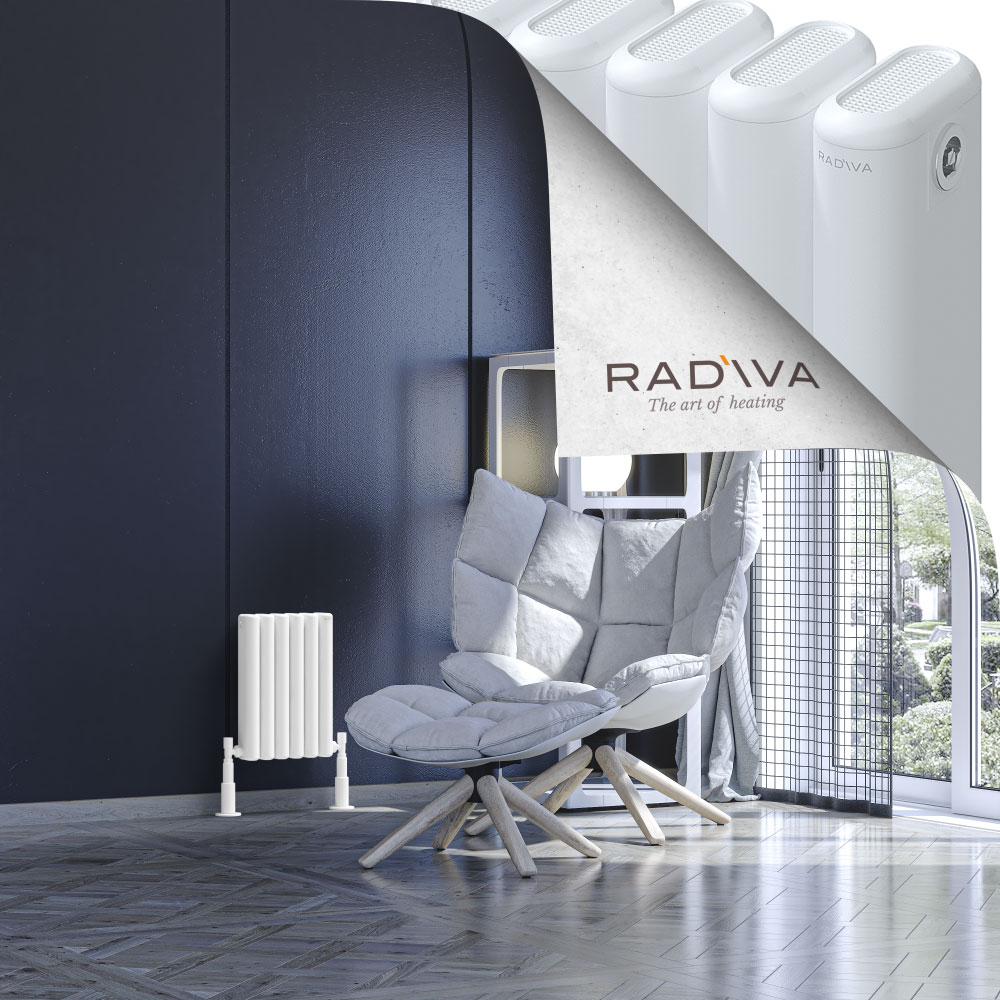 Kotto Aluminium Radiator 400x266 White - 1