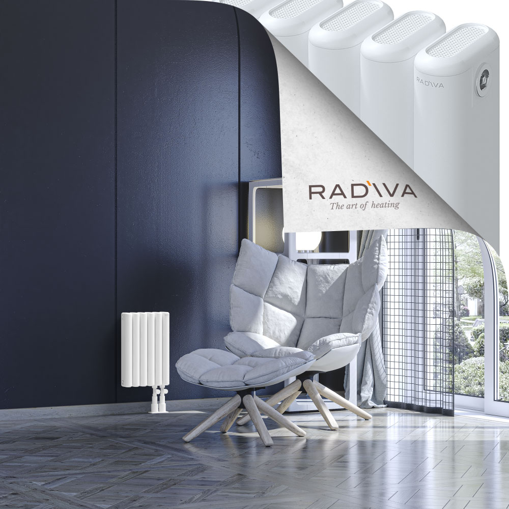 Kotto Aluminium Radiator 400x266 White - 4