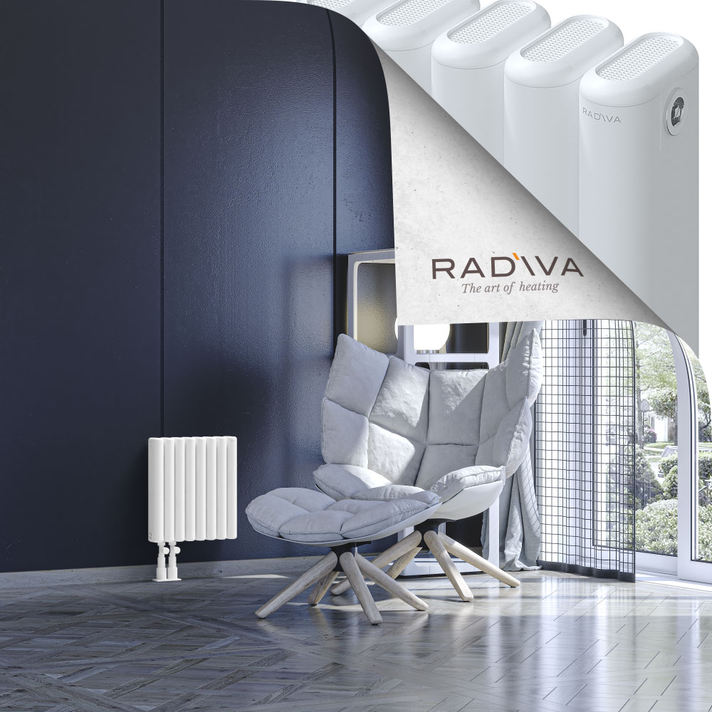 Kotto Aluminium Radiator 400x356 White - 3