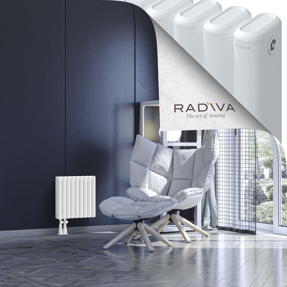 Kotto Aluminium Radiator 400x401 White - 3