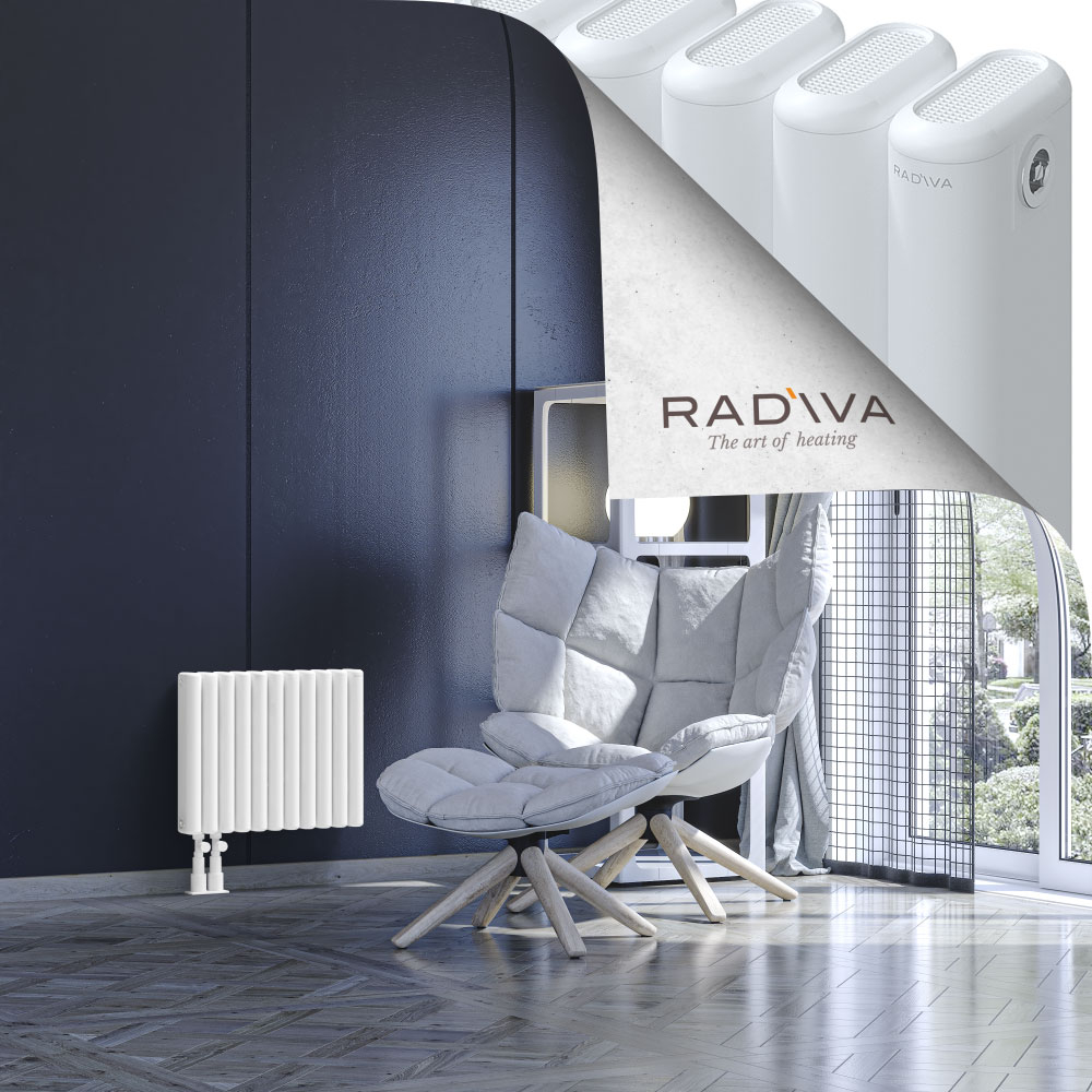 Kotto Aluminium Radiator 400x491 White - 3